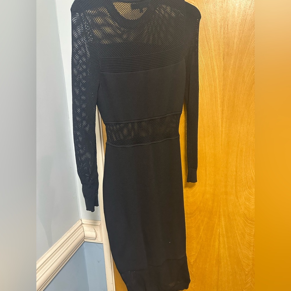 RACHEL Rachel Roy Black Long Sleeve Dress